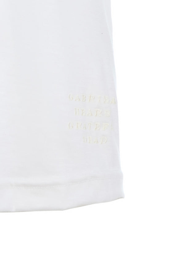 Gabriela Hearst Combe Long Sleeve T-Shirt In Ivory Cashmere Jersey