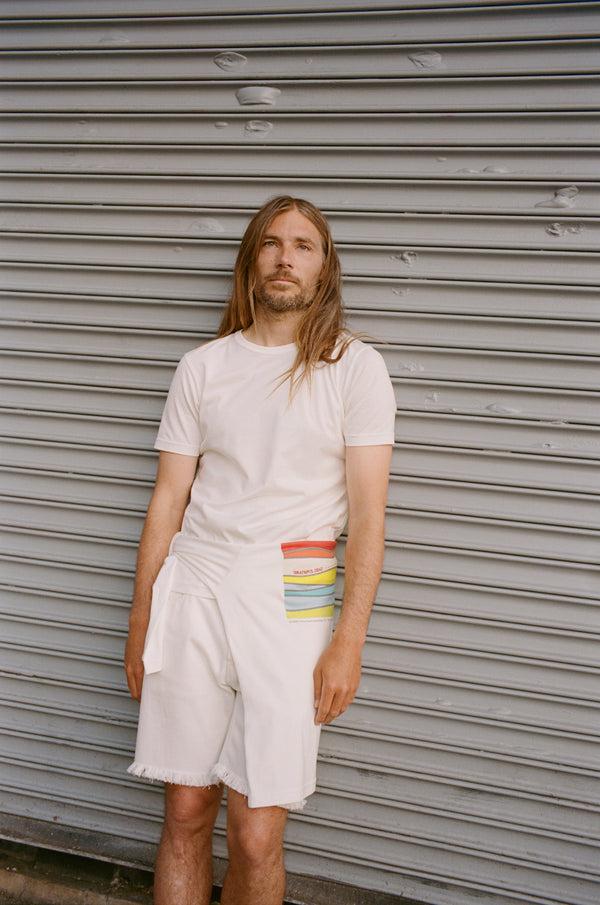 Gabriela Hearst Combe Long Sleeve T-Shirt In White Fine Cotton Jersey