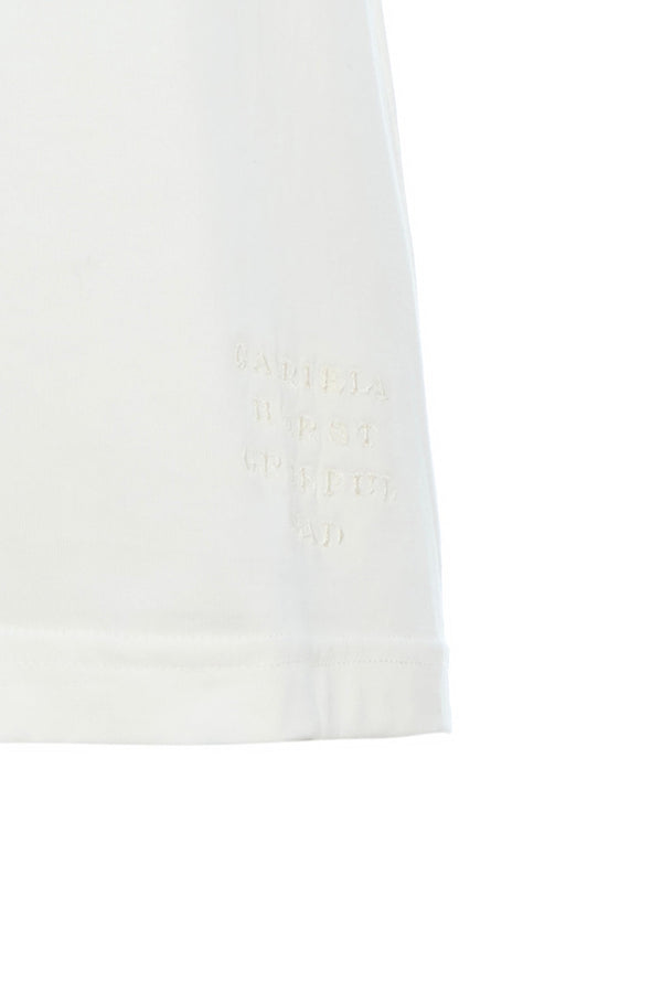 Gabriela Hearst Combe Long Sleeve T-Shirt In White Fine Cotton Jersey