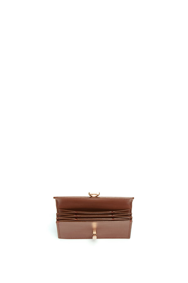 Gabriela Hearst Concertina Card Wallet In Cognac Leather