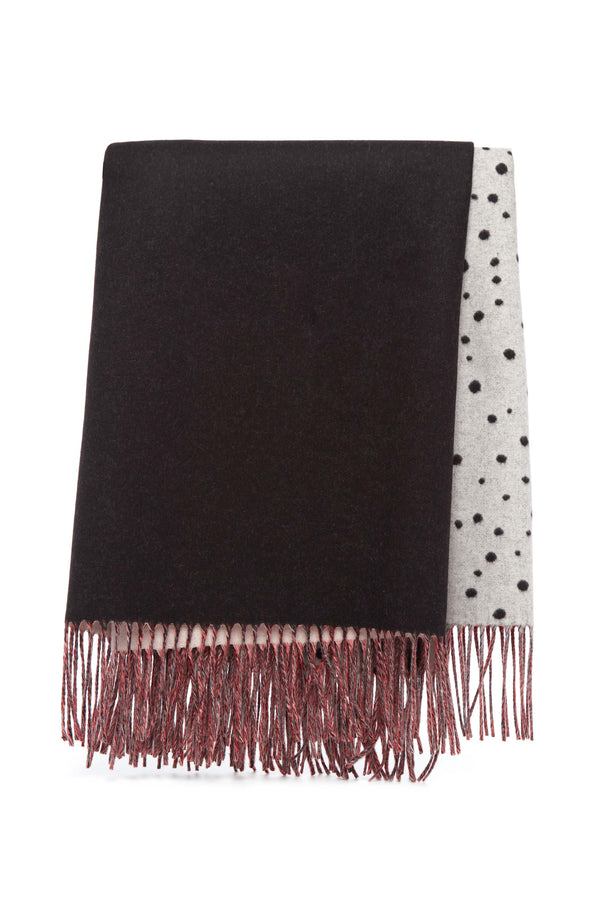 Gabriela Hearst Conclan Blanket Scarf In Red Multi Cashmere