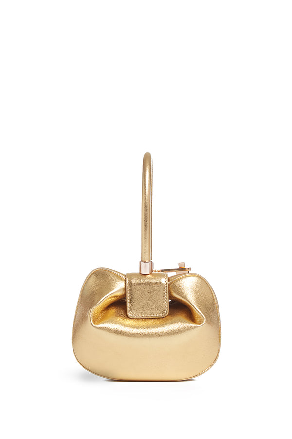 Gabriela Hearst Demi Bag In Gold Metallic Nappa Leather
