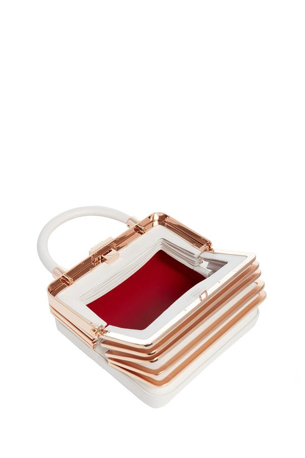 Gabriela Hearst Diana Midas Bag In Ivory Nappa Leather