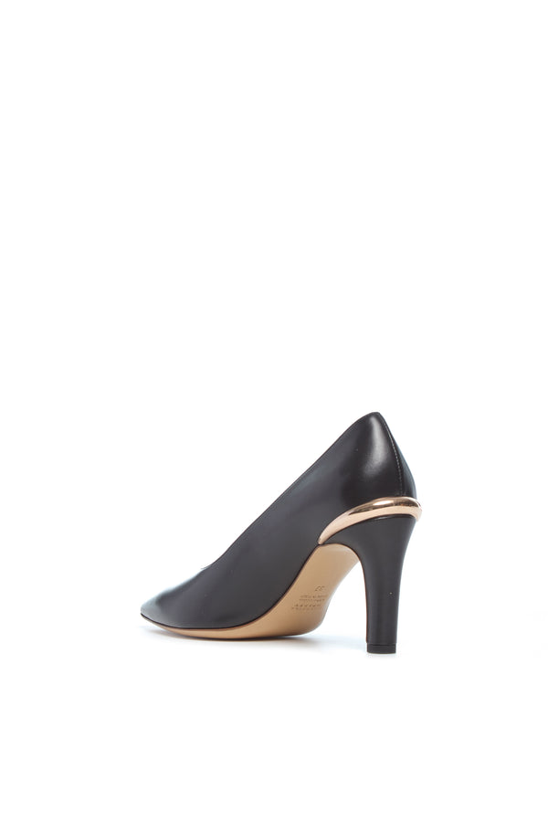 Gabriela Hearst Edwina High Heel Stiletto Pump In Black Nappa Leather
