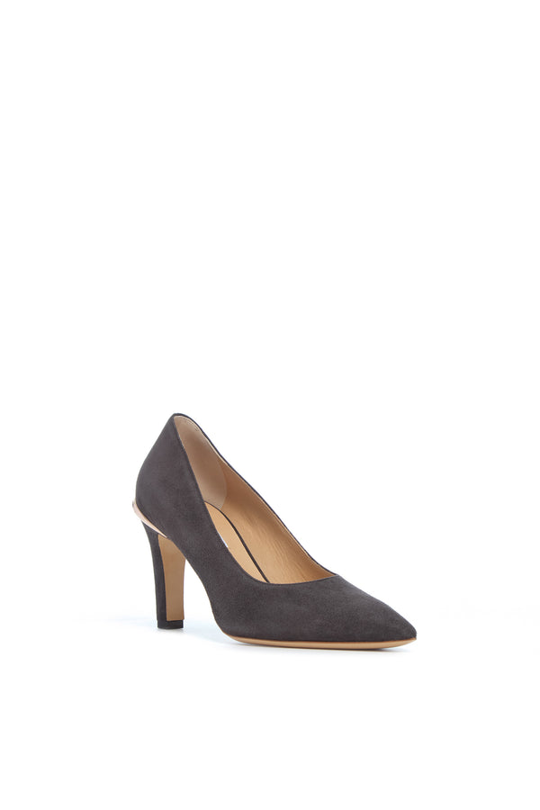 Gabriela Hearst Edwina High Heel Stiletto Pump In Chocolate Suede