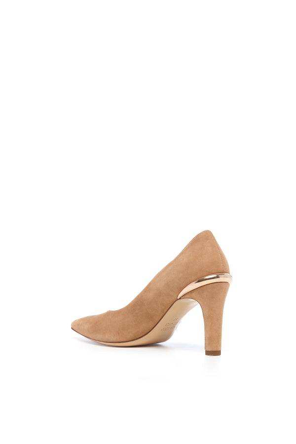 Gabriela Hearst Edwina High Heel Stiletto Pump In Nude Suede