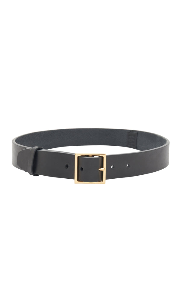 gabriela hearst Adler Belt in Black Leather