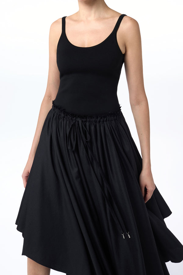 Gabriela Hearst Anjea Knit Body In Black Silk