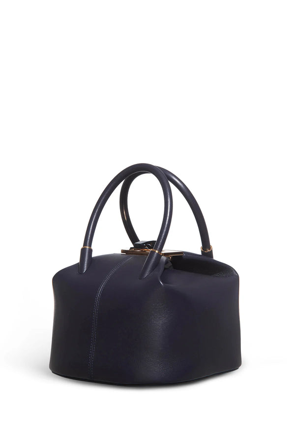 gabriela hearst Baez Bag in Navy Nappa Leather