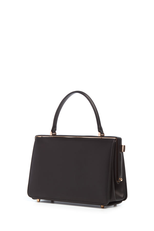 Gabriela Hearst Carrington Bag In Black Leather