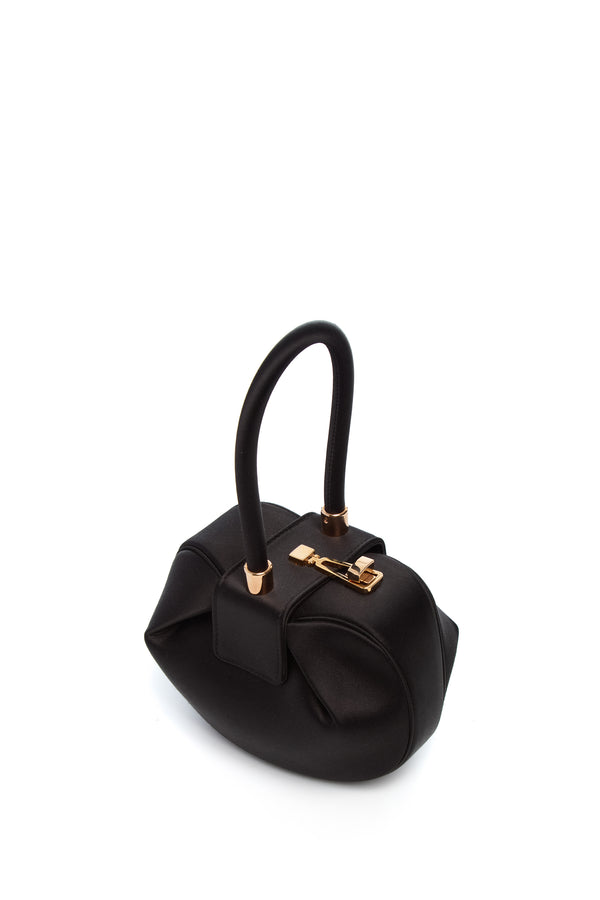 Gabriela Hearst Demi Bag In Black Satin