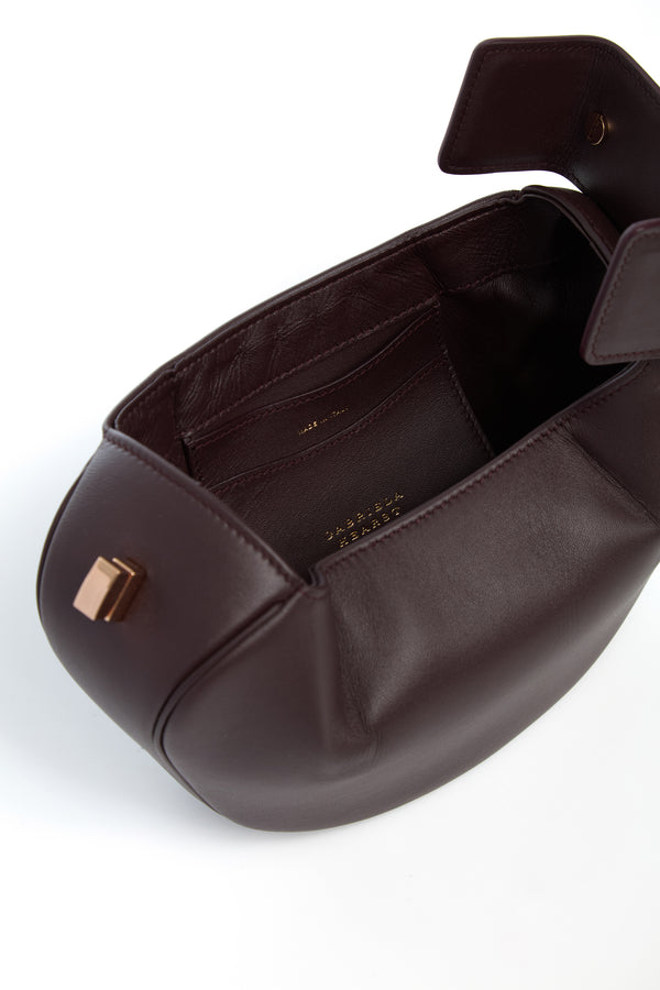 Gabriela Hearst Demi Bag In Bordeaux Nappa Leather