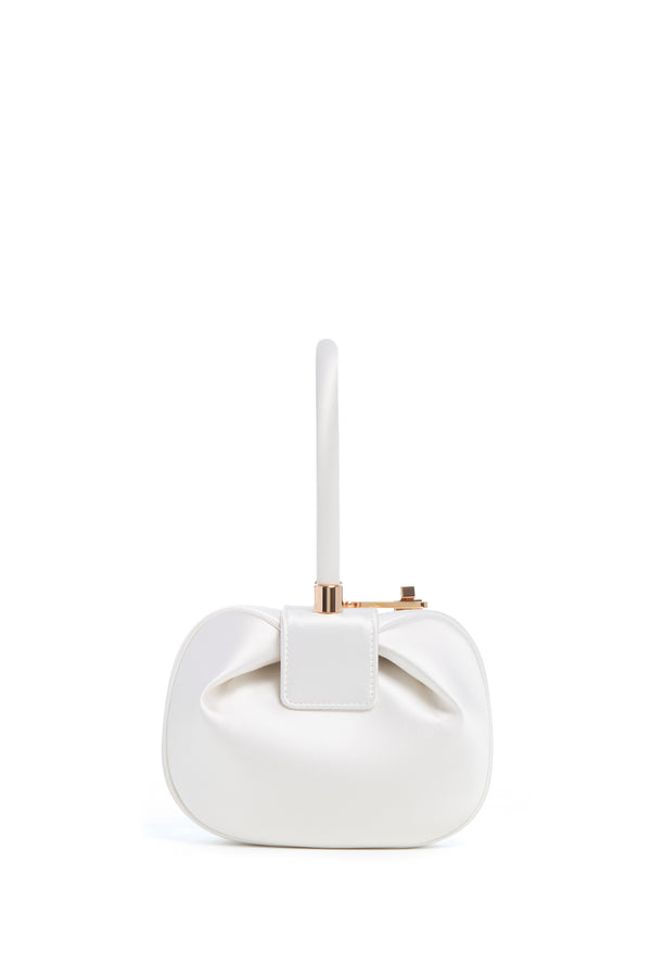 Gabriela Hearst Demi Bag In Ivory Satin