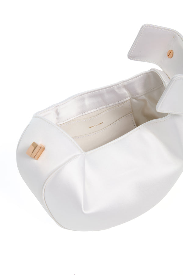 Gabriela Hearst Demi Bag In Ivory Satin