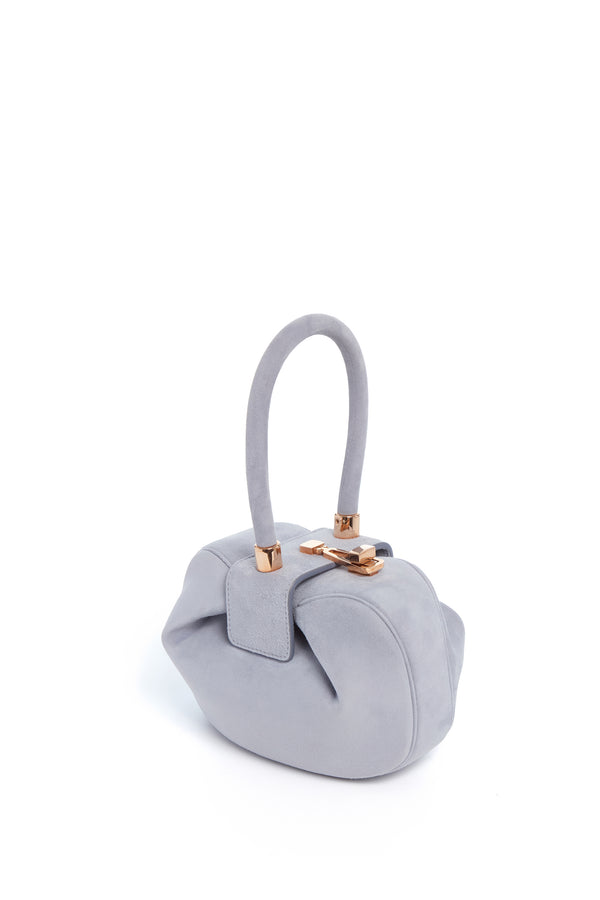 Gabriela Hearst Demi Bag In Lilac Suede