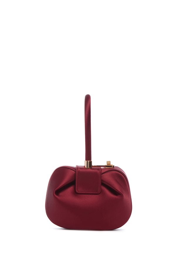 Gabriela Hearst Demi Bag In Ruby Satin