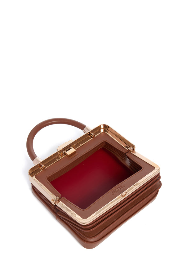 Gabriela Hearst Diana Bag In Cognac Nappa Leather