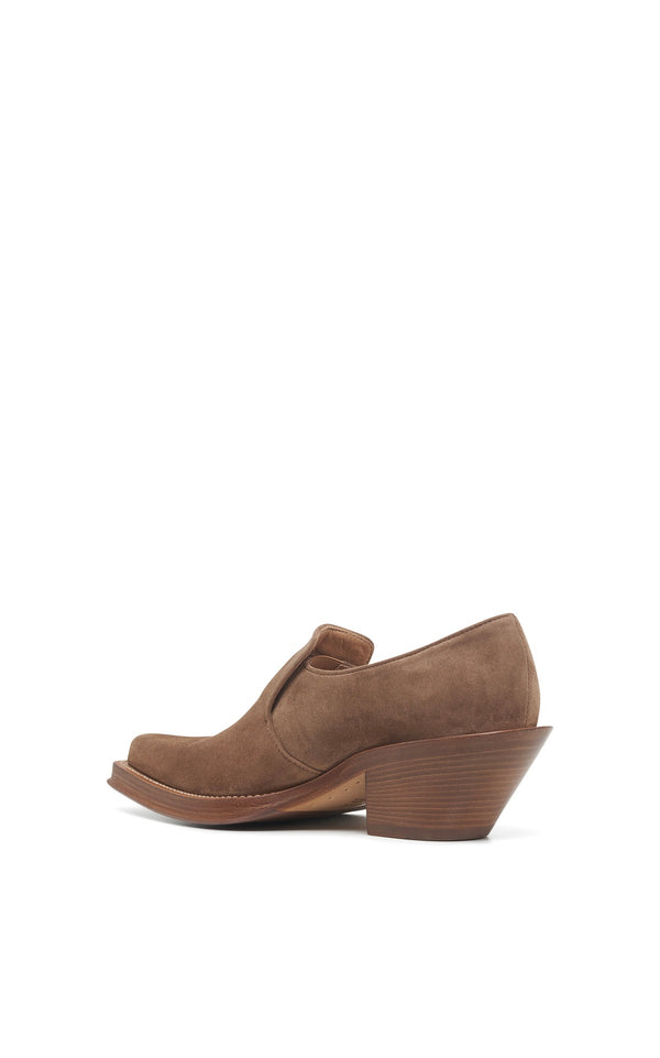 Gabriela Hearst Jack Loafer In Dark Sand Suede
