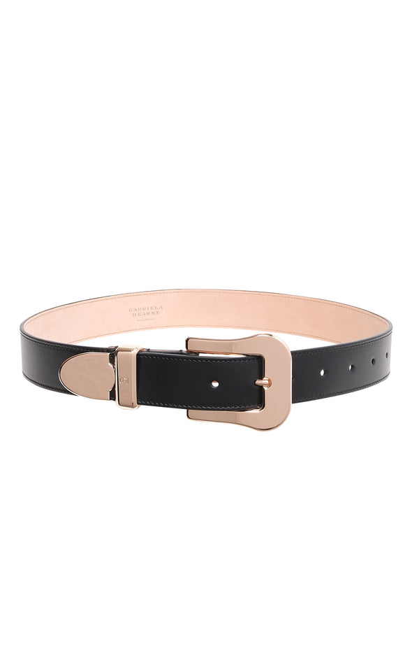 gabriela hearst Maireed Belt in Black Leather