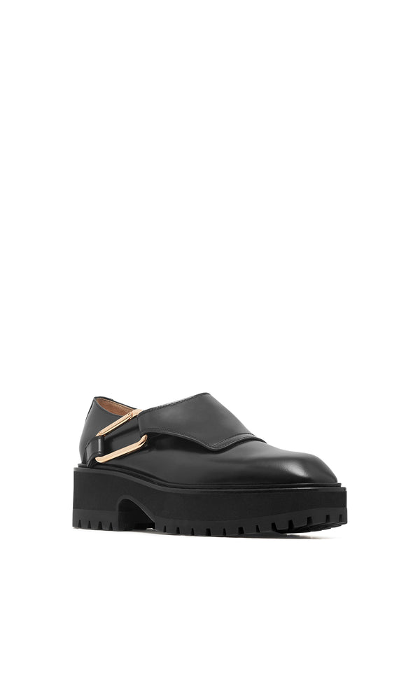 Gabriela Hearst Nash Shoe In Black Leather
