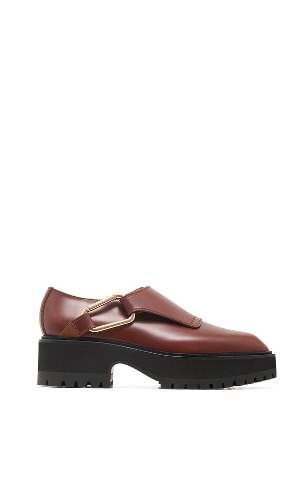 gabriela hearst Nash Shoe in Burnt Sienna Leather