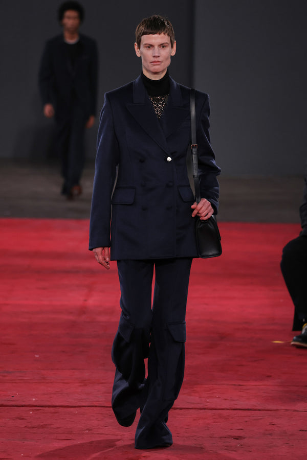 Gabriela Hearst Nico Blazer In Dark Navy Cashmere