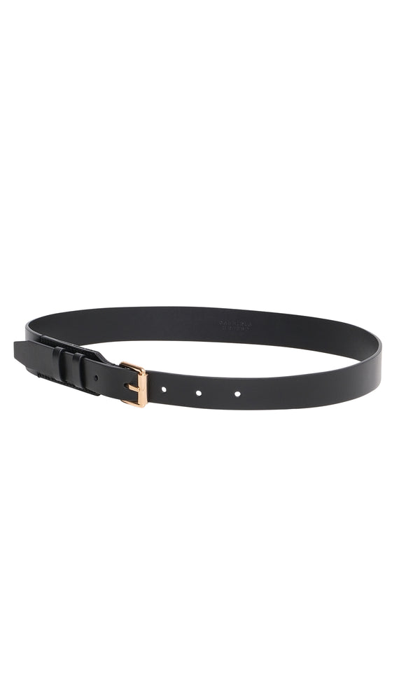 Gabriela Hearst Nilmot Belt In Black Leather