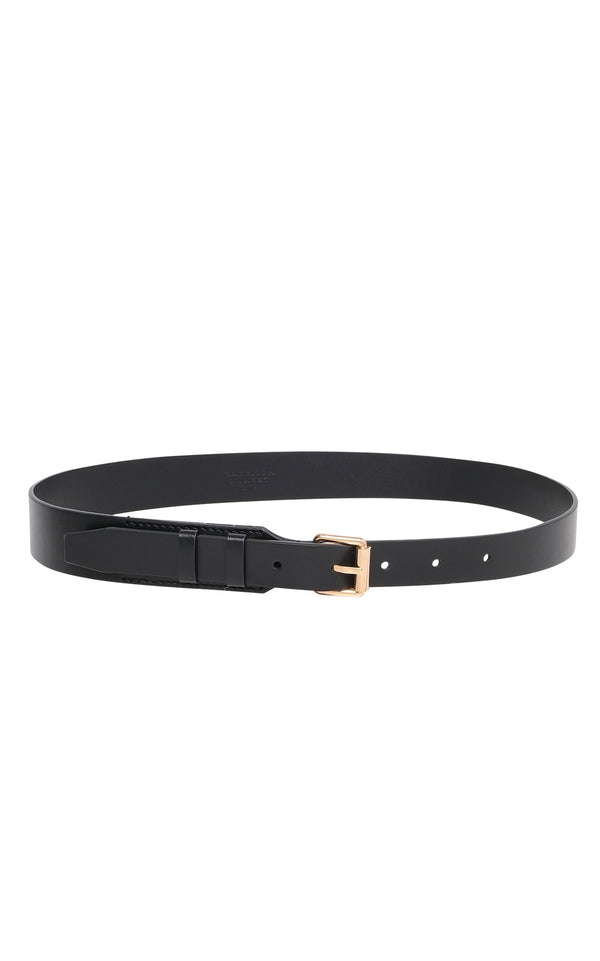 gabriela hearst Nilmot Belt in Black Leather