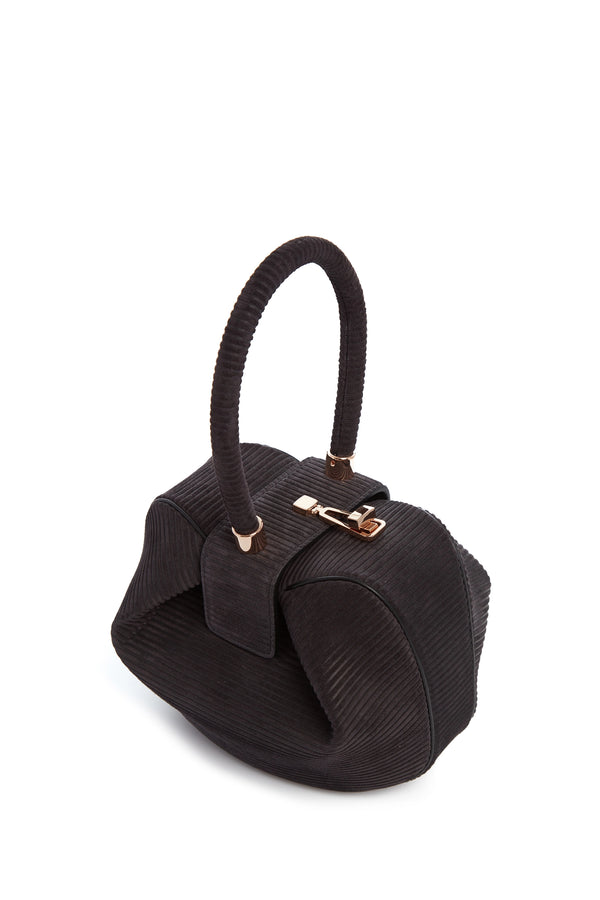 Gabriela Hearst Nina Bag In Chocolate Corded Suede