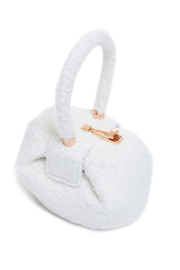 Gabriela Hearst Nina Bag In Ivory Cashmere Boucle
