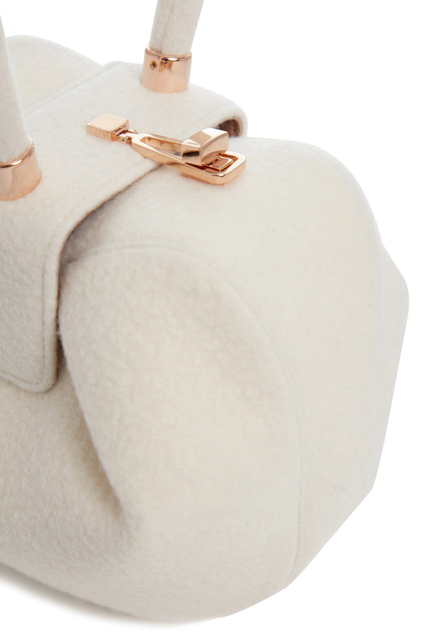Gabriela Hearst Nina Bag In Ivory Cashmere Felt
