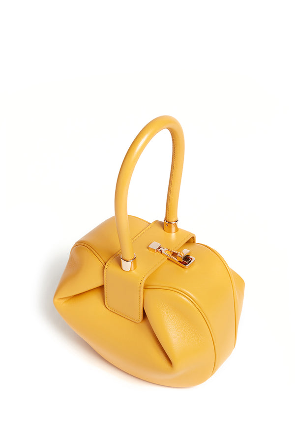 Gabriela Hearst Nina Bag In Yellow Nappa Leather