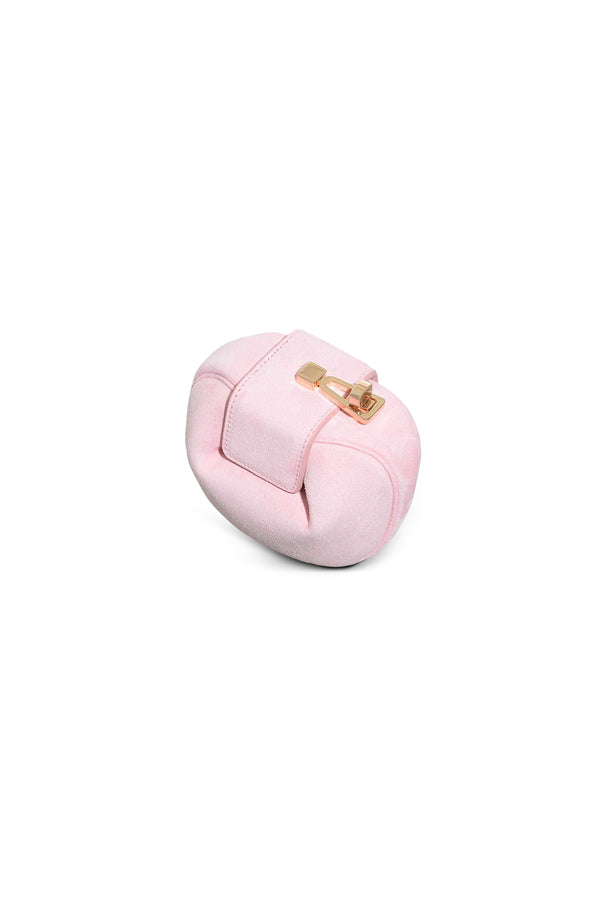 Gabriela Hearst Rafaela Coin Purse In Pink Suede