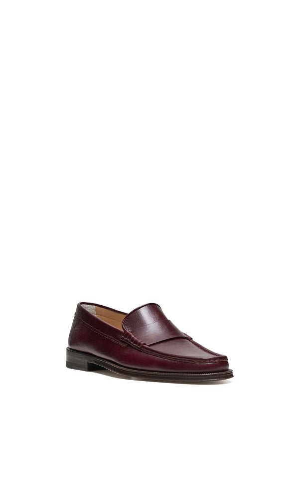 Gabriela Hearst Seren Loafer In Bordeaux Leather
