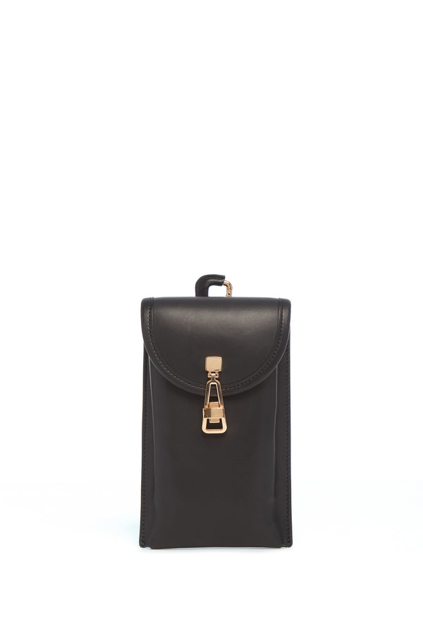 gabriela hearst Sunglasses Pouch in Black Leather