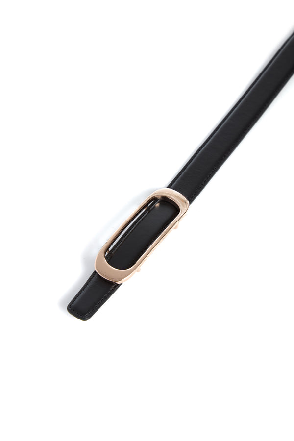 Gabriela Hearst Timon Belt In Black Leather