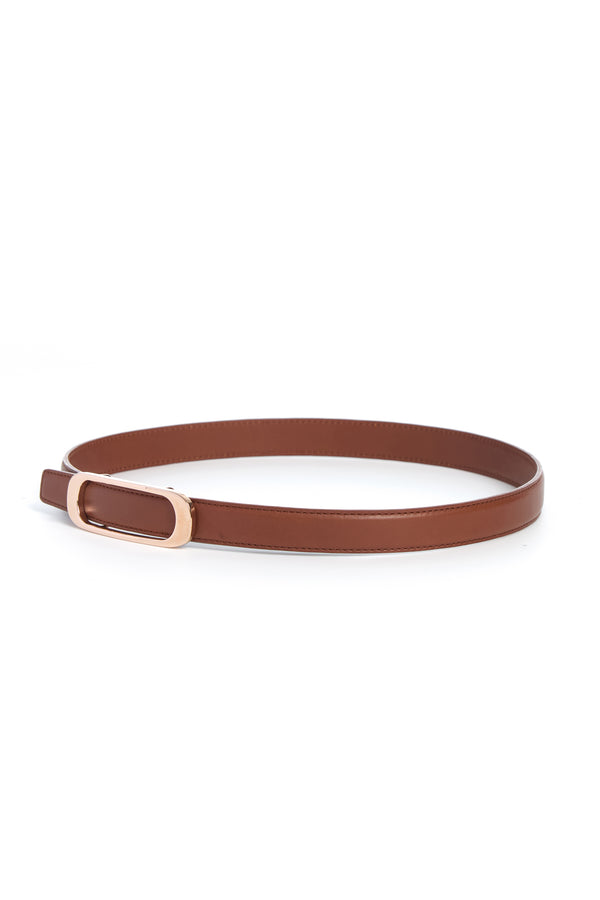 Gabriela Hearst Timon Belt In Cognac Leather