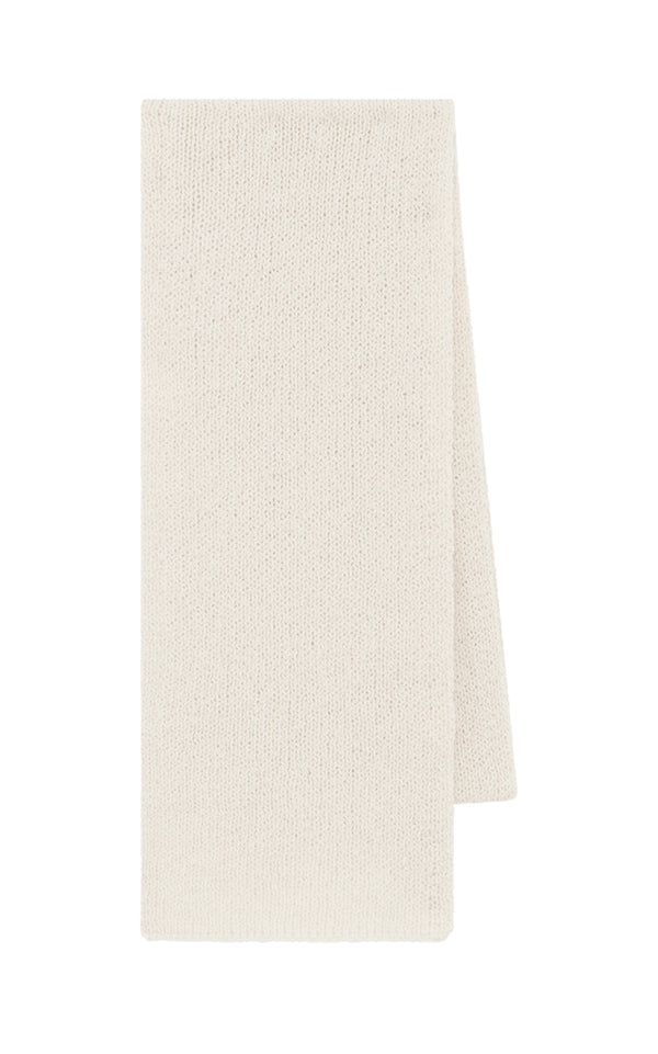 gabriela hearst Tulsi Knit Scarf in Ivory Cashmere