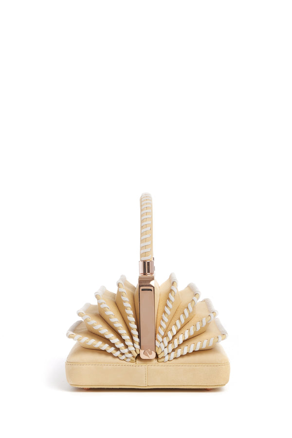 Gabriela Hearst Whipstitch Diana Bag In Nude Suede