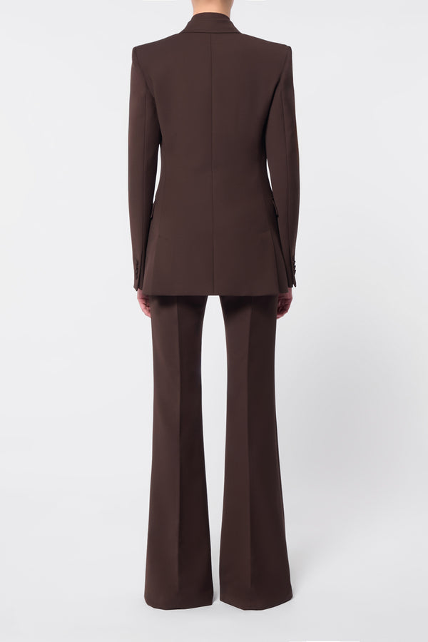 Gabriela Hearst Gavin Blazer In Chocolate Sportswear Wool