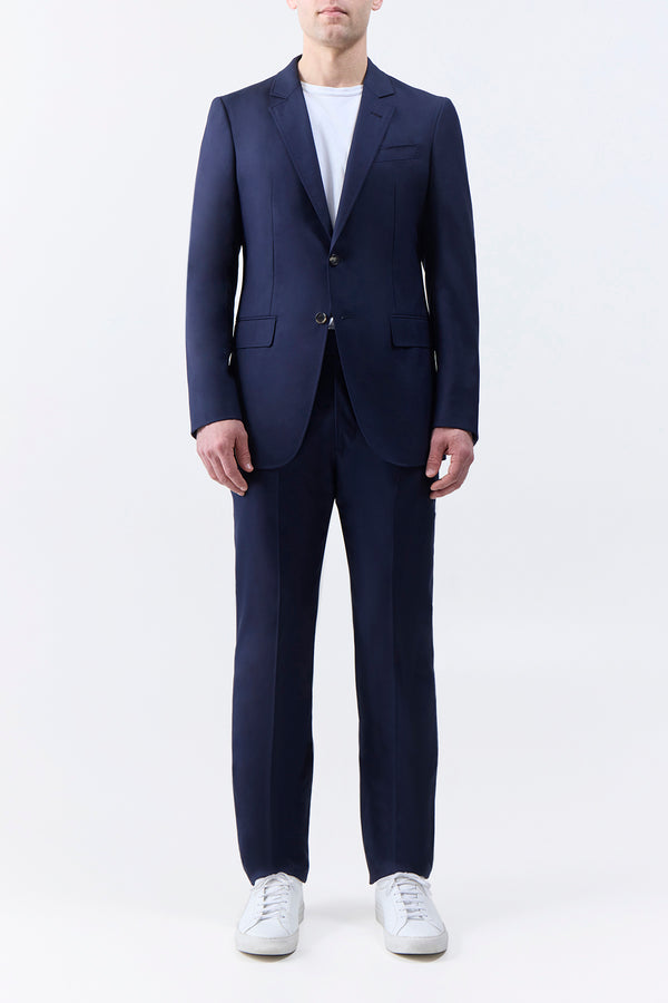 Gabriela Hearst Irving Jacket In Dark Navy Virgin Wool Twill