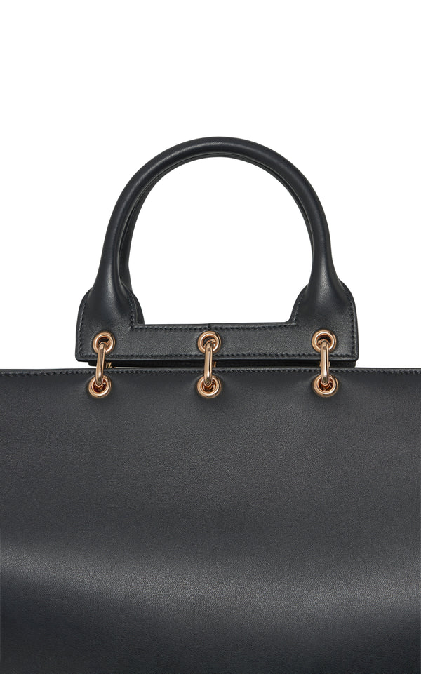 Gabriela Hearst Large Amethyst Bag In Black Nappa Leather