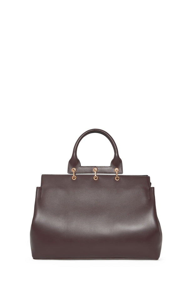 gabriela hearst Large Amethyst Bag in Bordeaux Nappa Leather