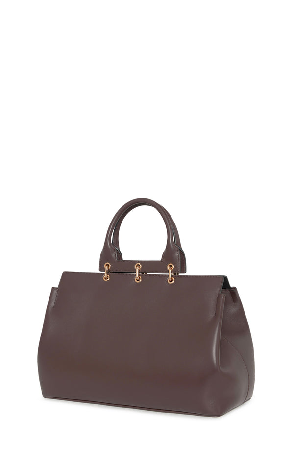 Gabriela Hearst Large Amethyst Bag In Bordeaux Nappa Leather