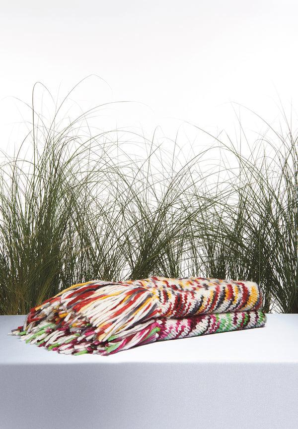 Gabriela Hearst Lauren Knit Wrap In Space Dye Jewel Multi Welfat Cashmere