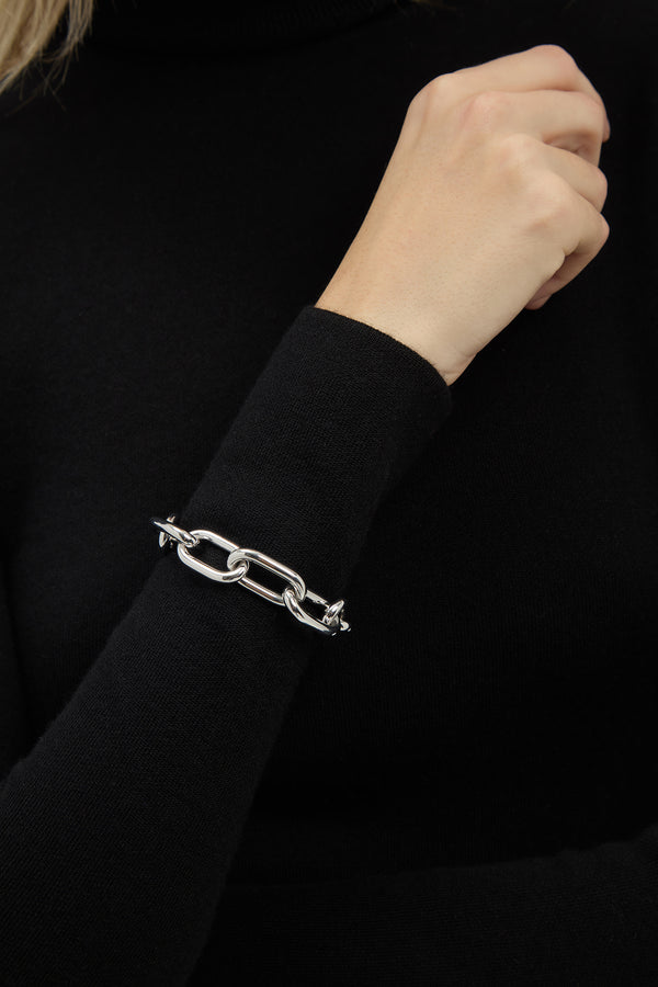 Gabriela Hearst Link Bracelet In 18K White Gold (Classic Links)