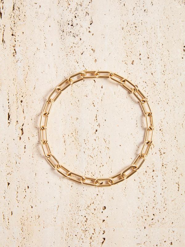 Gabriela Hearst Link Choker Necklace In 18K Yellow Gold (Small Links)