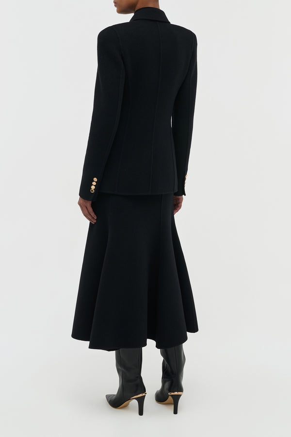 Gabriela Hearst Lloyd Blazer In Black Double-Face Recycled Cashmere
