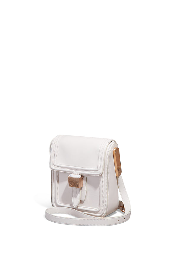 Gabriela Hearst Marvelle Crossbody Bag In Ivory Nappa Leather