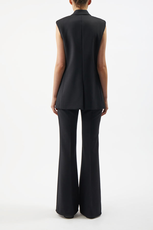 Gabriela Hearst Mayte Vest In Black Sportswear Wool